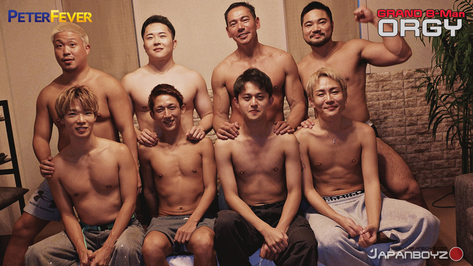 Japanboyz Special-Orgyboyz Grand 8-Man Orgy